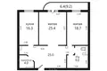 2 room apartment 105 m² Minsk, Belarus
