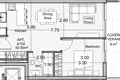 Квартира 1 спальня 58 м² муниципалитет Пафос, Кипр