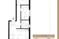 1 room apartment 41 m² Budva, Montenegro