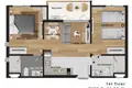 Wohnung 2 zimmer 59 m² Sakhu, Thailand