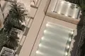 Complexe résidentiel New complex of furnished apartments Concept 7 with swimming pools and a wellness center close to Palm Jumeirah, JVC, Dubai, UAE