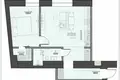 2 room apartment 48 m² Riga, Latvia