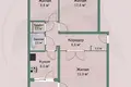 Квартира 3 комнаты 60 м² Жодино, Беларусь