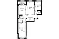 Квартира 3 комнаты 92 м² Минск, Беларусь