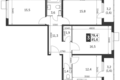 Mieszkanie 3 pokoi 82 m² Lubiercy, Rosja