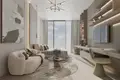 Kompleks mieszkalny New complex of furnished apartments Cove Grand with swimming pools, lounge areas and mini golf, Dubai Land Residence Complex, UAE