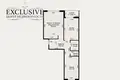 2 bedroom apartment 71 m² Minsk, Belarus