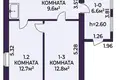 Casa 78 m² Rakauski sielski Saviet, Belarús