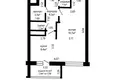 Квартира 1 комната 41 м² Минск, Беларусь