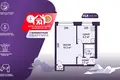1 room apartment 32 m² Minsk, Belarus