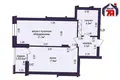 Appartement 2 chambres 51 m² Minsk, Bélarus