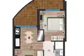 Estudio 1 habitación 43 m² Trikomo, Chipre del Norte