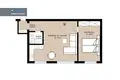 2 room apartment 41 m² Kaunas, Lithuania