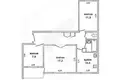 3 room apartment 63 m² Malaryta, Belarus