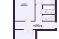 2 room apartment 48 m² Pleshchanitsy, Belarus