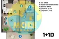 2 room apartment 77 m² Mezitli, Turkey