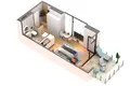 Apartamento 1 habitación 34 m² Batumi, Georgia