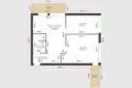 3 room apartment 46 m² Warsaw, Poland