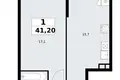 1 room apartment 41 m² Kommunarka, Russia