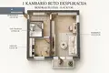 Wohnung 1 zimmer 31 m² Vilnius, Litauen