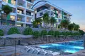 Kompleks mieszkalny New residence with swimming pools and a spa complex at 200 meters from the sea, Kargilak, Turkey