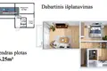 Appartement 2 chambres 46 m² Klaipeda, Lituanie