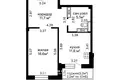 Квартира 1 комната 45 м² Минск, Беларусь