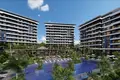 Residential complex New residence with swimming pools, an aquapark and a private beach at 580 meters from the sea, Alanya, Turkey