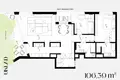 3 room apartment 106 m² Poznan, Poland