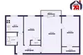 Apartamento 3 habitaciones 56 m² Saligorsk, Belarús