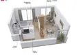 Apartamento 2 habitaciones 36 m² Kaunas, Lituania