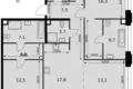 Wohnung 3 zimmer 96 m² Moskau, Russland