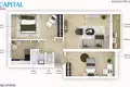 Apartamento 3 habitaciones 66 m² Vilna, Lituania