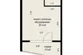 Квартира 1 комната 33 м² Минск, Беларусь