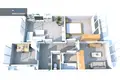 3 room apartment 58 m² Kaunas, Lithuania