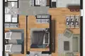 Wohnung 2 Schlafzimmer 71 m² Podgorica, Montenegro