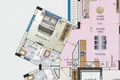 2 bedroom penthouse 108 m² Larnaca, Cyprus