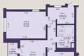 Wohnung 2 zimmer 61 m² Minsk, Belarus