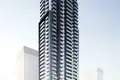 Kompleks mieszkalny New high-rise residence Lilium Tower with a swimming pool in the prestigious area of JVT, Dubai, UAE