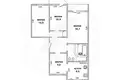 4 room apartment 80 m² Kobryn, Belarus