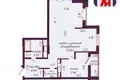 Mieszkanie 2 pokoi 62 m² Mińsk, Białoruś