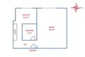 1 room apartment 37 m² Warsaw, Poland