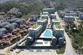Wohnkomplex New residence with swimming pools and spa centers on the first sea line, Alanya, Turkey