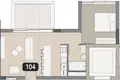 Appartement 1 chambre 61 m² Germasogeia, Chypre