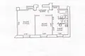 2 room apartment 51 m² Minsk, Belarus