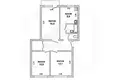 3 room apartment 67 m² Lieninski, Belarus