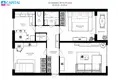 Квартира 3 комнаты 64 м² Вильнюс, Литва