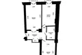 Mieszkanie 2 pokoi 61 m² Mińsk, Białoruś