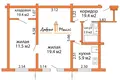 Квартира 2 комнаты 48 м² Минск, Беларусь
