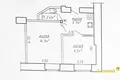 2 room apartment 33 m² Minsk, Belarus